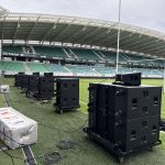 Installation sonorisation, éclairage et vidéo au stade du Hameau pour la section paloise