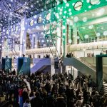 Mise en lumière, scénographie événementielle pour événements sportifs à Pau. Axilon, prestataire audiovisuel sportif